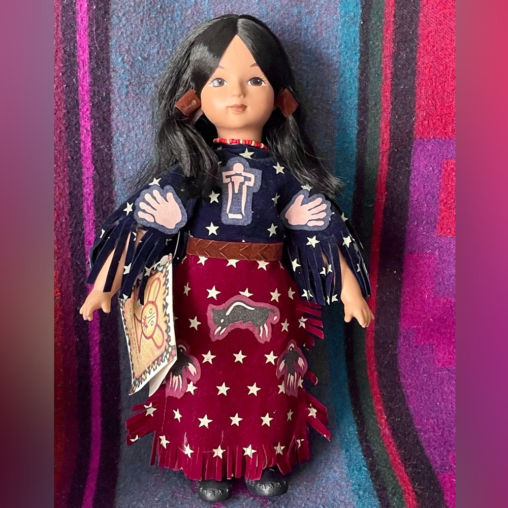 Sandy Dolls Native American Series, First Wind, Pawnee Woman, Ghost Dance Doll